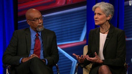 Green Party Ticket Stein and Baraka Make National Debut in CNN Town Hall