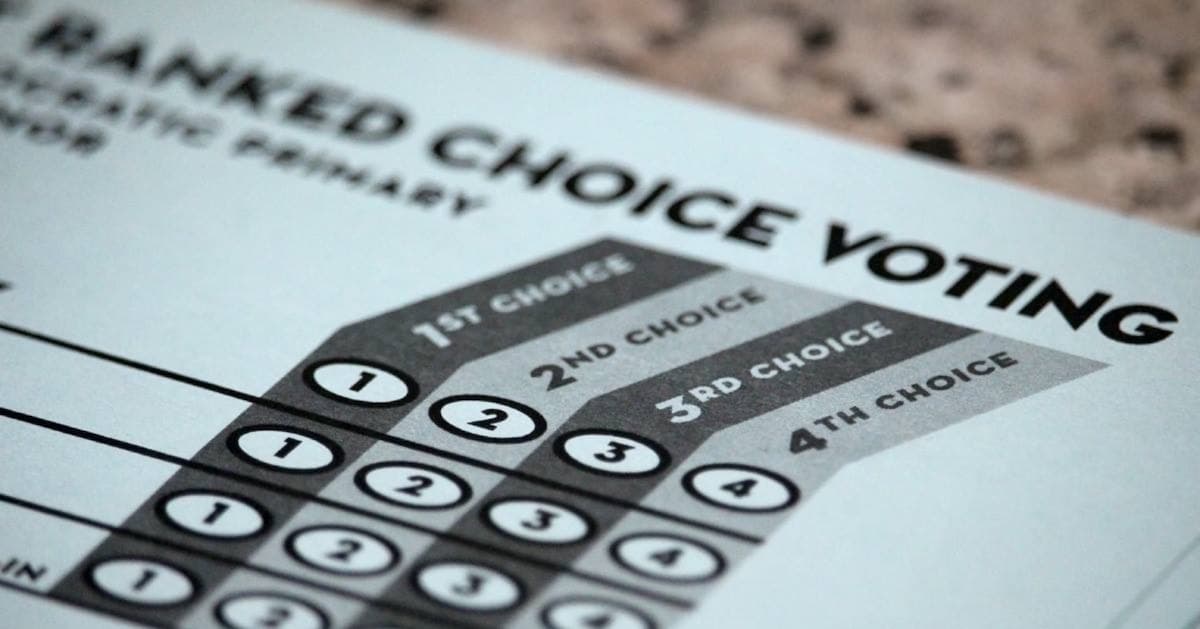 CA Bill to Ban Ranked Choice Voting Fails to Go Anywhere