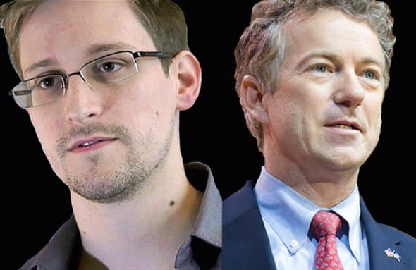 Rand Paul, Edward Snowden among Political Targets after Paris Attacks