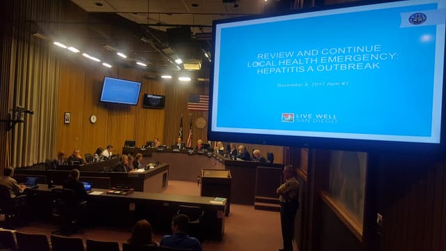 SD County Supervisors Unhappy with "Misleading and Inaccurate" Hep A Report