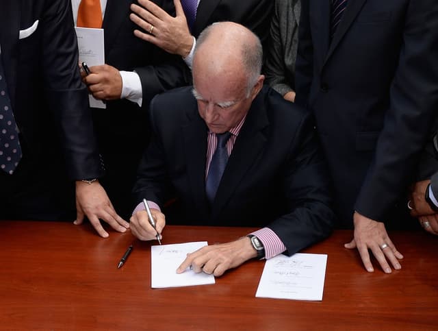 Gun Laws, Cannabis, Alcohol Highlight New Bills Signed By Governor Jerry Brown