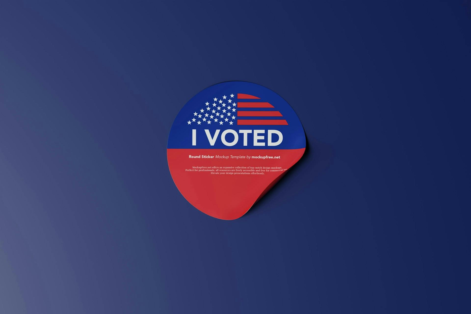 I voted sticker