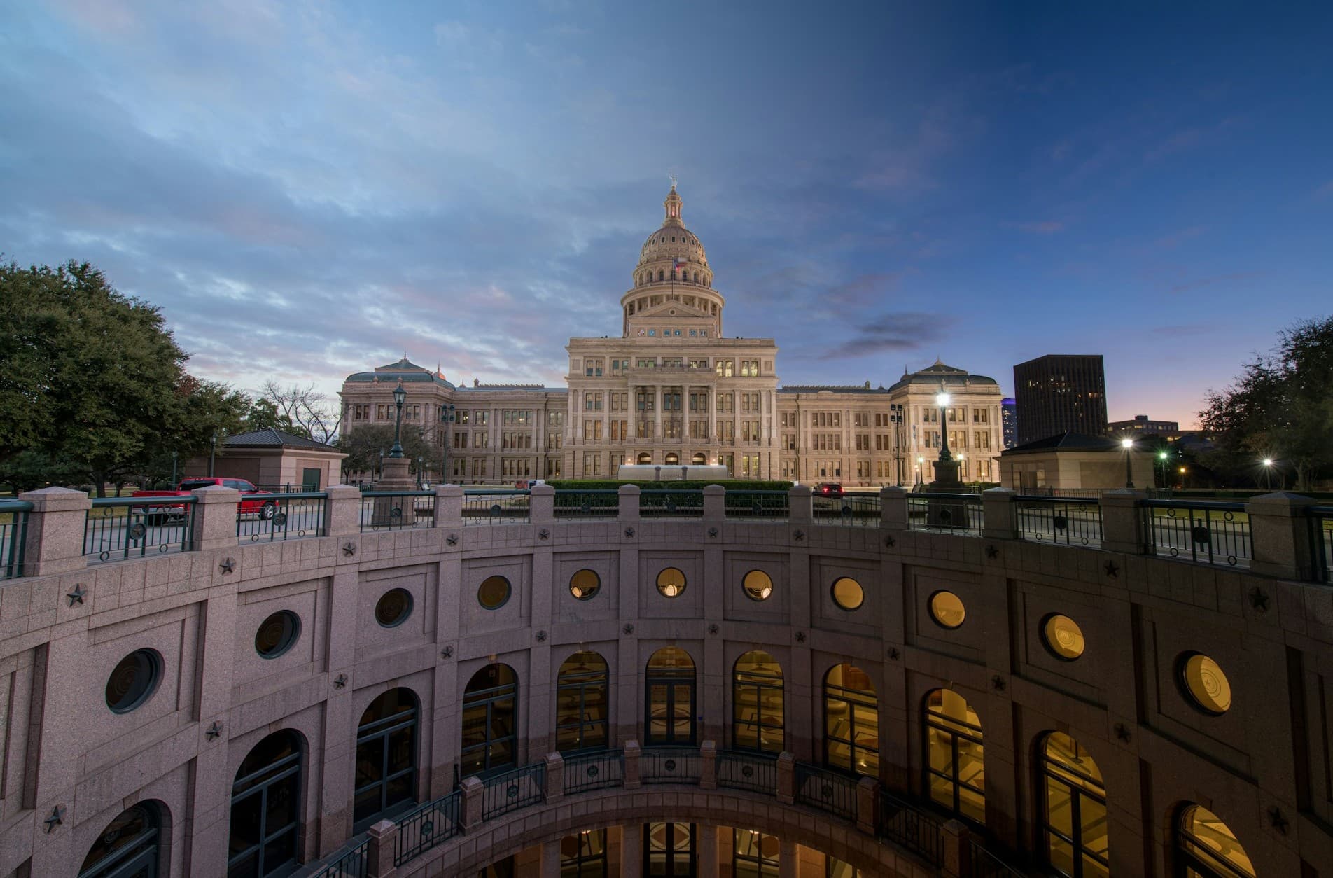 Picture of the Texas State Capitol Building in Austin. 
