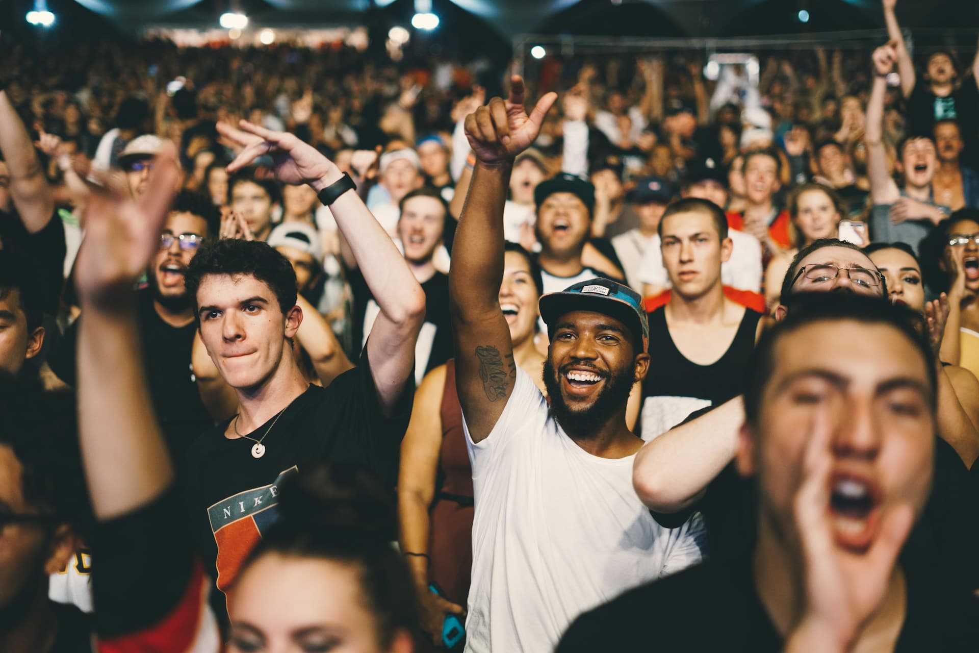 Crowd cheering