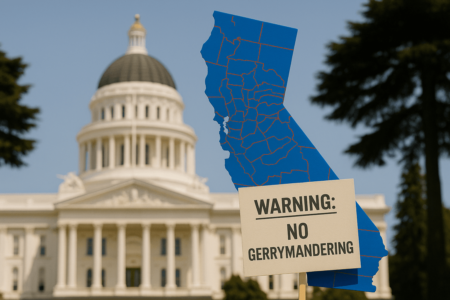 Warning No Gerrymandering