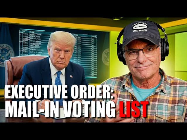 Trump is Building a FEDERAL Voter List: Should YOU Be Scared?