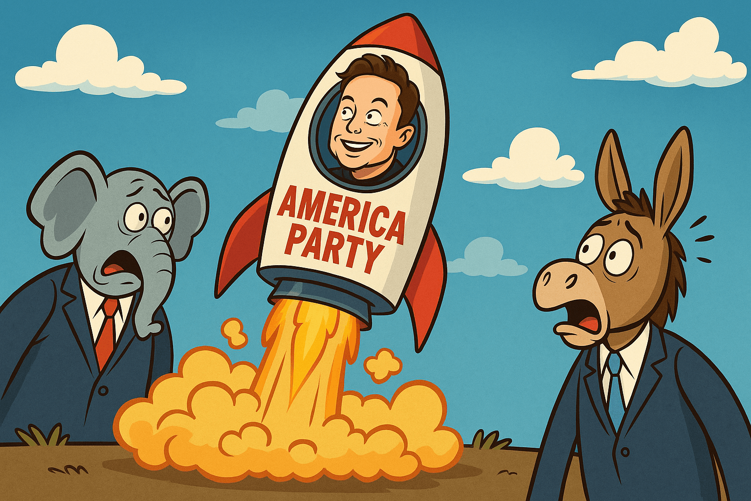 How Is Elon Musk’s Third Party Planning Going?