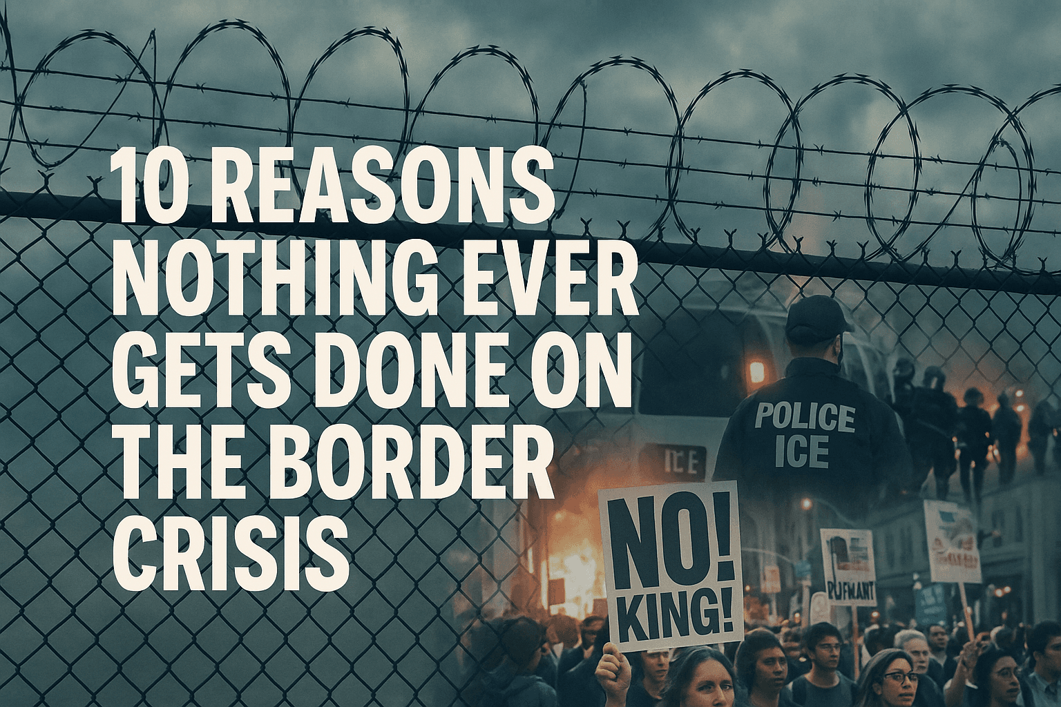 10 Reasons Nothing Ever Gets Done on the Border Crisis