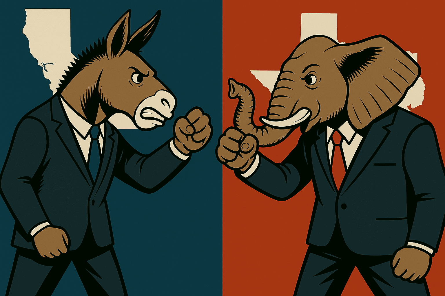 California Democrats and Texas Republicans Keep Copying Each Other