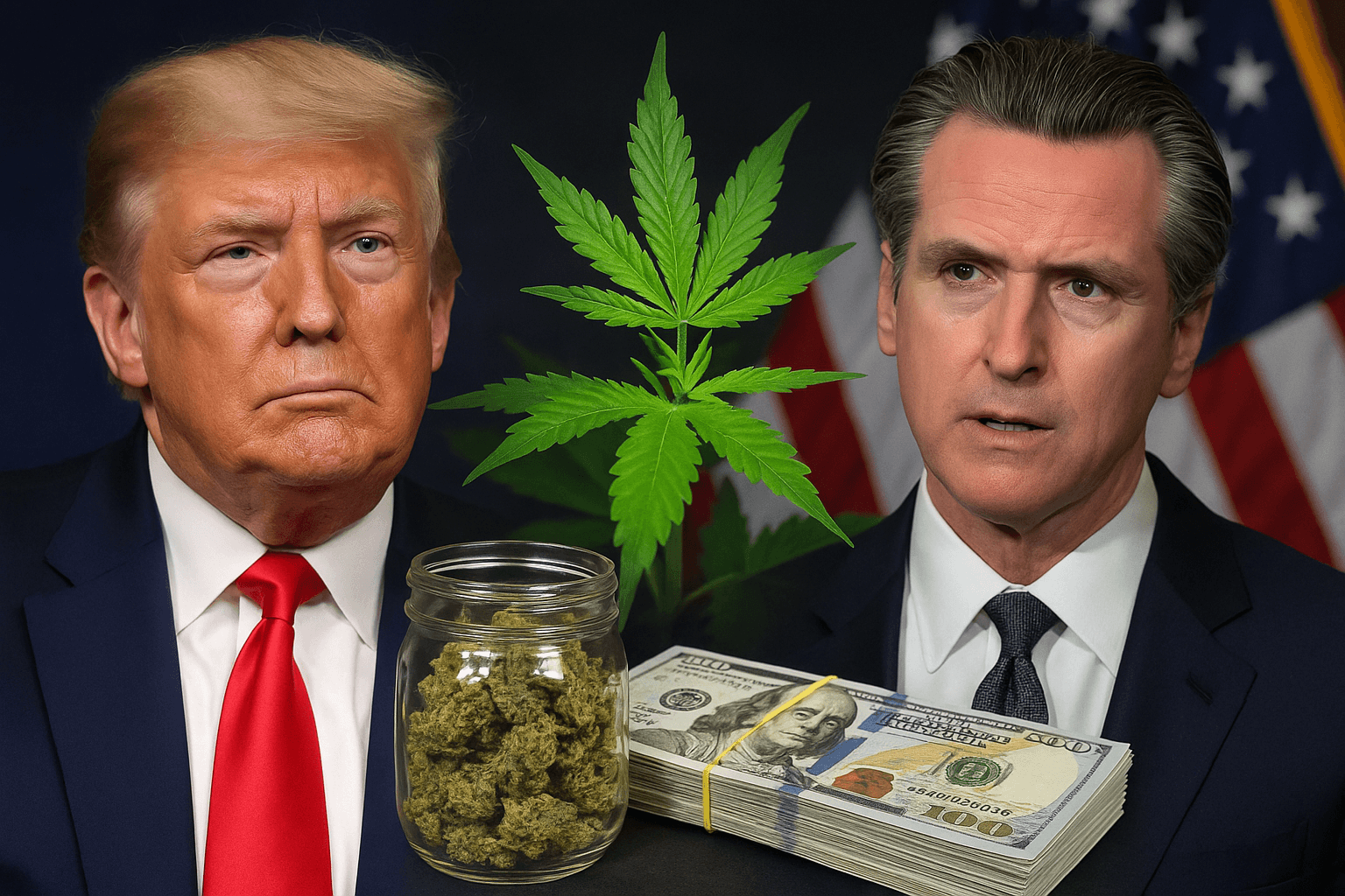 Who Will Move First on Cannabis Tax Relief — Newsom or Trump?