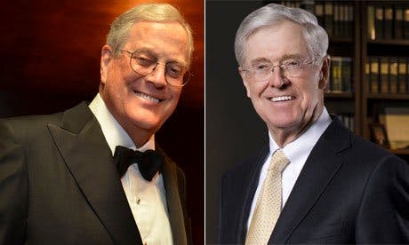 Koch Brothers Want to Raise $290 Million for New Super PAC