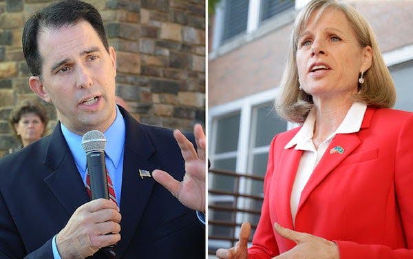 Walker, Burke Shift Focus to Independents in Wis. Governor's Race