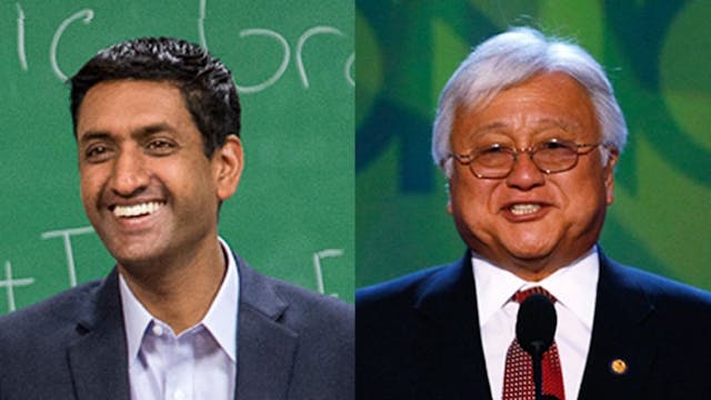Khanna, Honda Contend for Non-Party Vote in CA-17 Debate