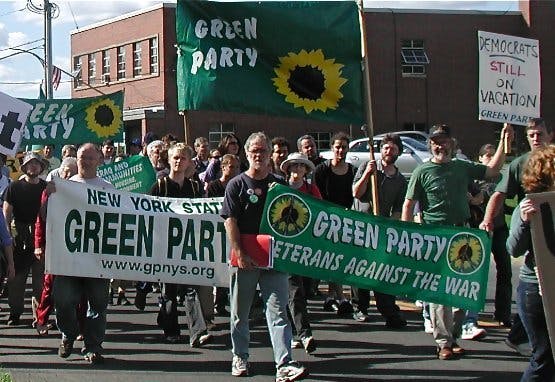Green Party Says It Is The Alternative to Warmongers and Special Interests