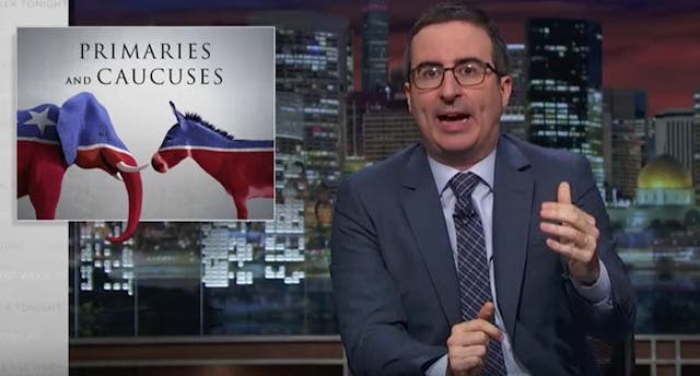 John Oliver: Unless We Fix Primaries Now, We'll Live This Nightmare Over and Over Again
