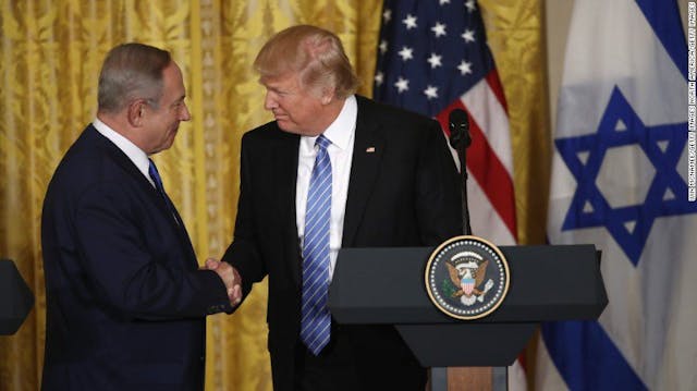 Trump Breaks Away from Establishment on Two-State Solution