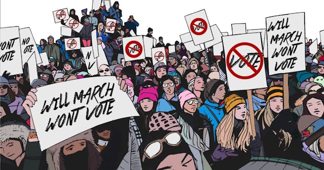 Marching Does Not Equal Voting