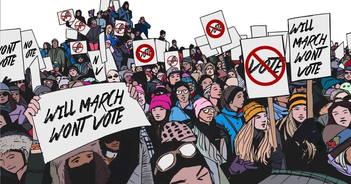 Marching Does Not Equal Voting