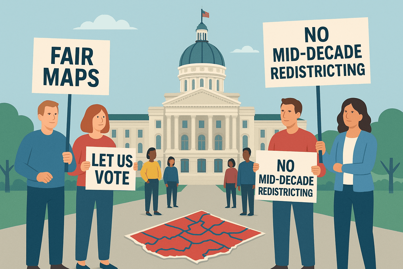 New Poll Shows Indiana Republicans Could Lose at the Ballot over Redistricting Plan