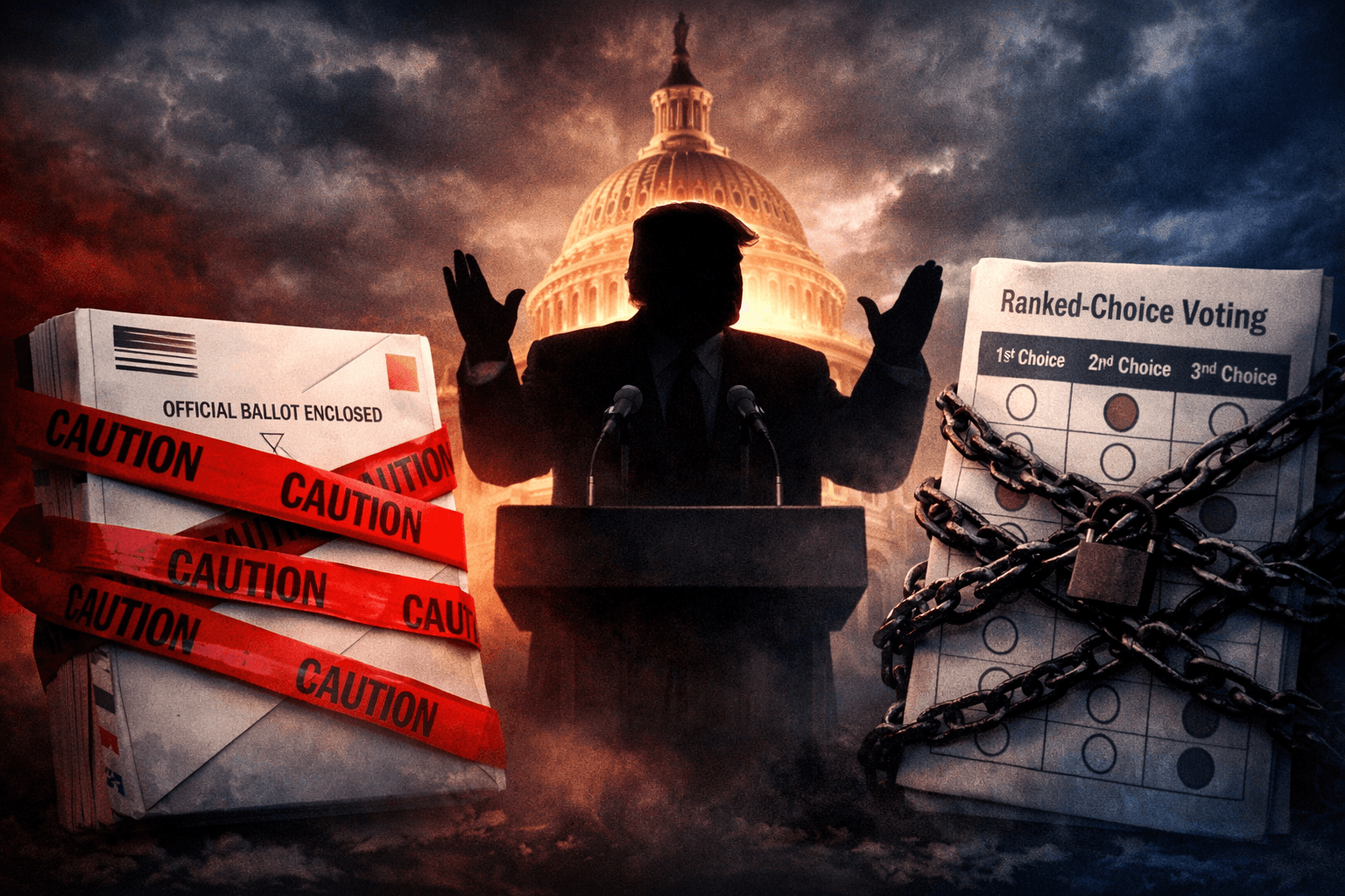 Trump Hates Mail-In Voting, Ranked Choice Voting So Much GOP Adds Bans to SAVE Act